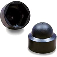 Ajile - 20 piezas - Tapa encajada abombada para pernos y tuercas- capsula protectora para tuercas M10- 17 mm - plástico…